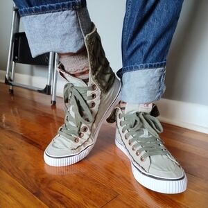 Green True Religion Men's Shoes, 10M